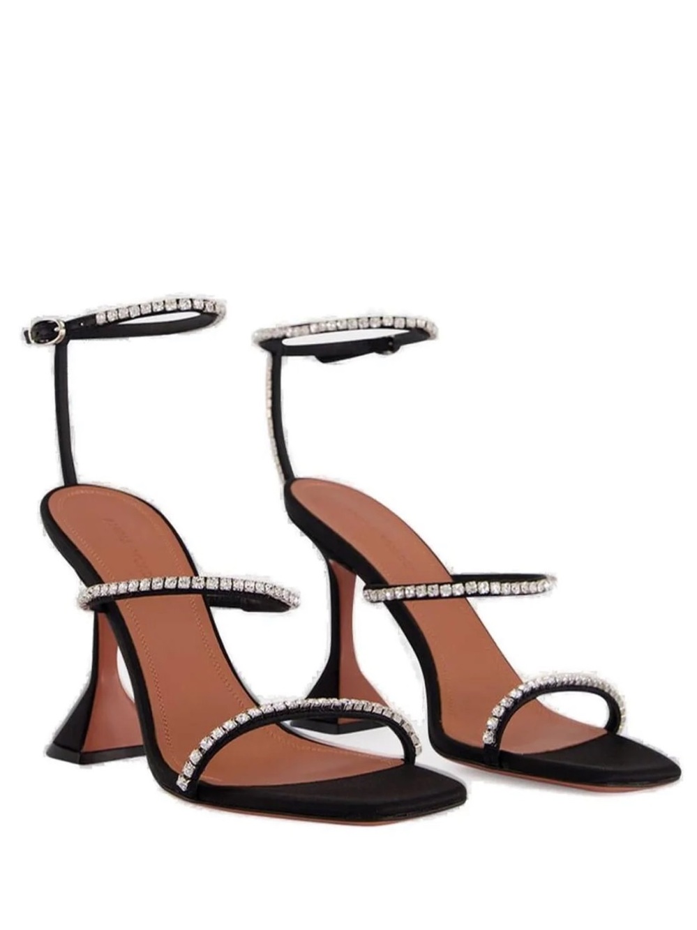 Amina Muaddi Crystal-Embellished Sandals – Size EU 37 - Picture 3 of 14